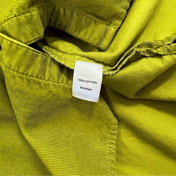 J. Jill green corduroy blouse button down - Picture 4 of 8